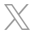 x logo